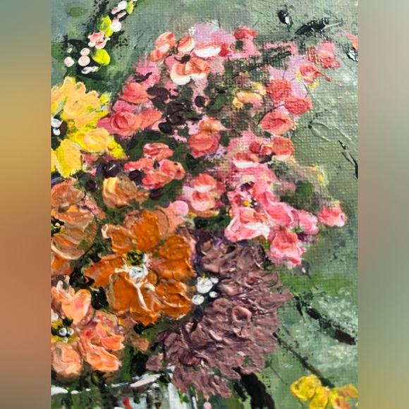 Original acrylic still life “Flores” 8x10 - Picture 7 of 10